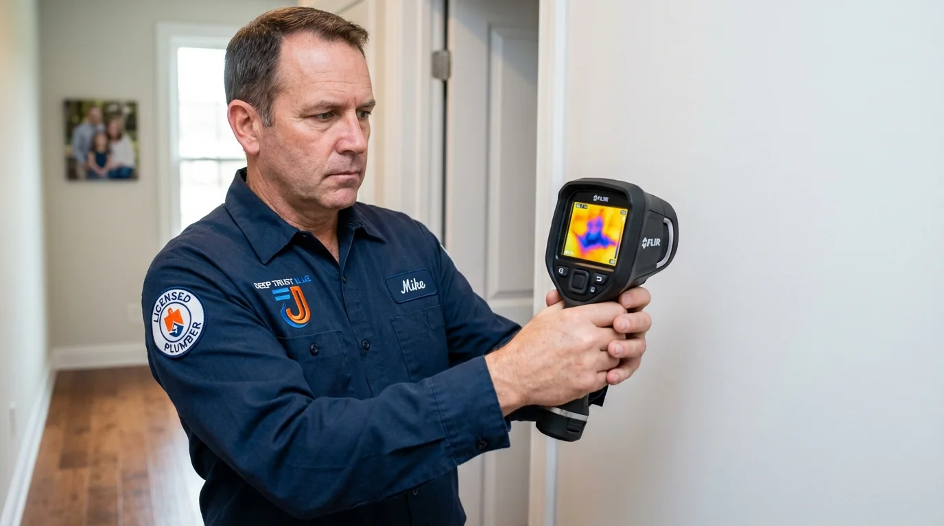 Thermal imaging leak detection by Johns Plumbing LLC in South Lake Tahoe